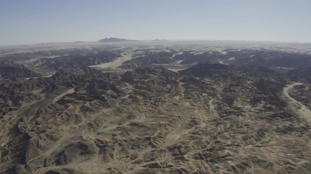 Aerial, Welwitschia Drive, Namib Naukluft, Namibia