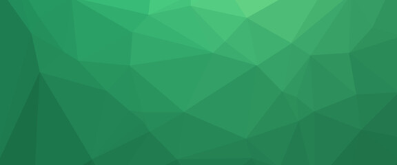 Obraz premium Dark Green vector abstract polygonal layout. Shining illustration, which consist of triangles. The elegant pattern can be used as part of a brand book.