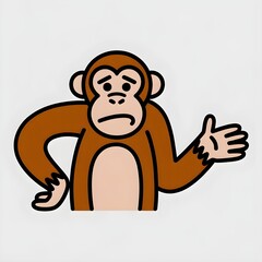 illustration of a monkey