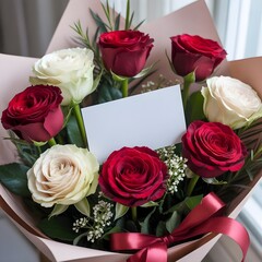 bouquet of red roses