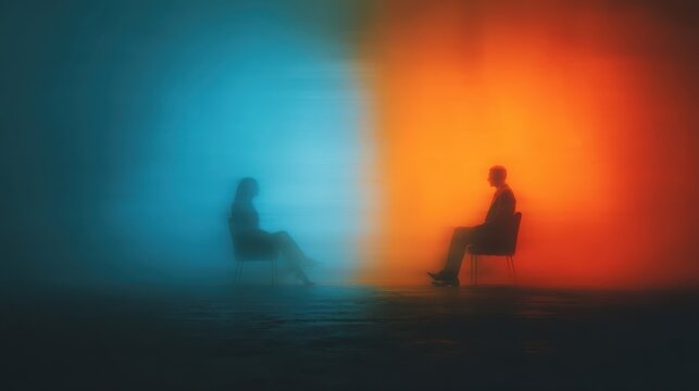 A conflict mediator using a neutral reality overlay for resolution.