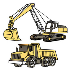 Construction vehicles ©  MST RABEYA  BEGUM