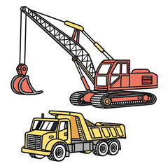 Construction vehicles ©  MST RABEYA  BEGUM
