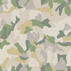 Vector leaf motif all over seamless repeat pattern 