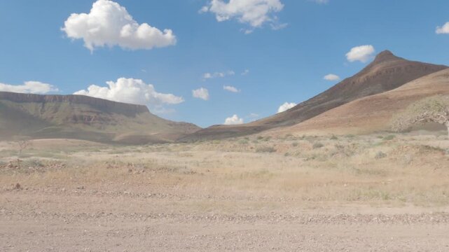 Driving On Namibian Gravelroads