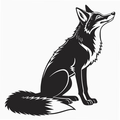 Obraz premium Illustrated fox