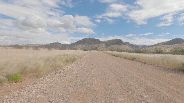 Driving On Namibian Gravelroads