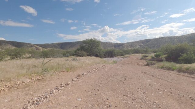 Crossing Namibias Riverbeds