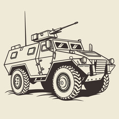 Military armored vehicle © ADOBE