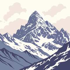 Majestic mountain landscape