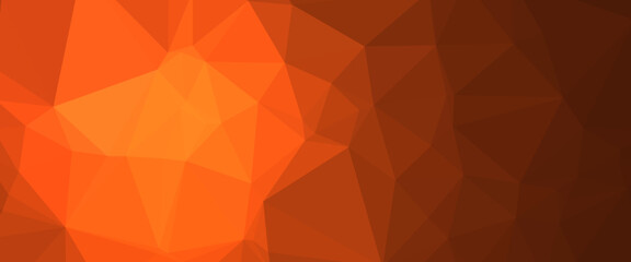 Fototapeta premium Dark Orange vector hexagon mosaic template. Brand new colored illustration in blurry style with gradient. A completely new design for your business.