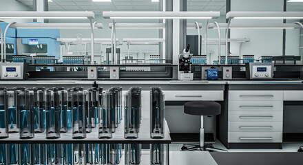 ラボ　静寂な無菌室