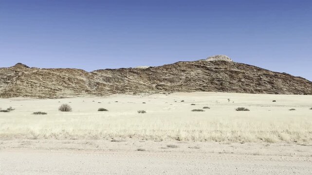 Driving On Namibian Gravelroads