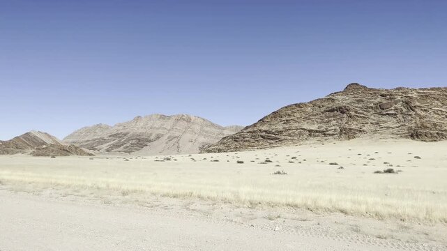 Driving On Namibian Gravelroads