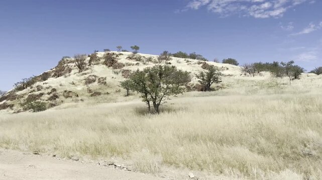 Driving On Namibian Gravelroads