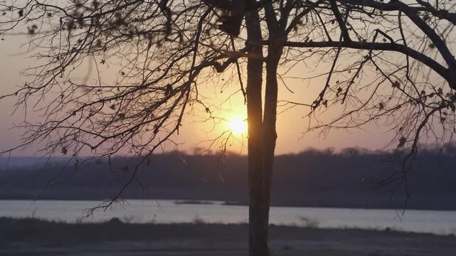 Sunset At Kariba Lake, Zimbabwe