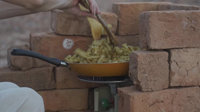 Cooking At the Kariba Lake, Zimbabwe