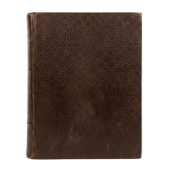 Dark Brown Leather Book Cover Texture