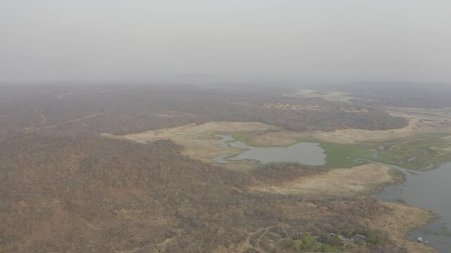 Aerial, Kariba Lake, Zimbabwe