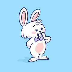 Obraz premium Funny bunny cartoon