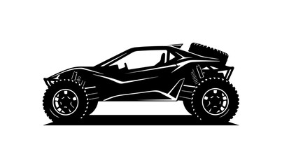 Black Off-Road Dune Buggy Adventure Vehicle