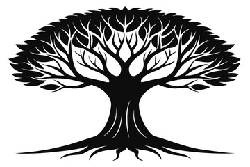 Fototapeta premium vector tree silhouette