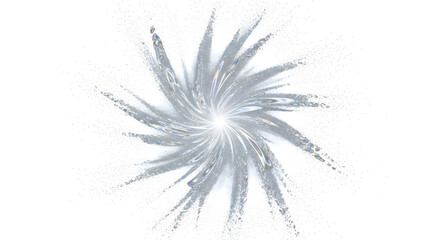 Fototapeta premium White Energy Flow Wave abstract movement design featuring ethereal wispy light and fluid motion on white background