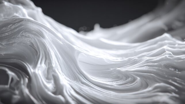 Abstract white foam texture