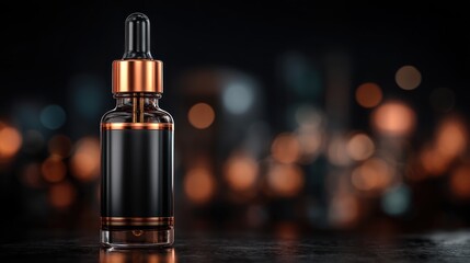 Naklejka premium Cosmetic bottle dropper
