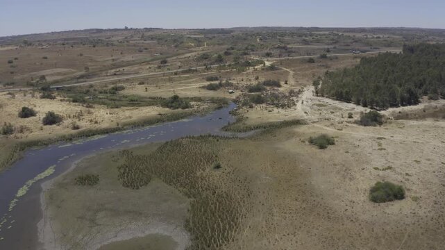 Aerial, Along A River In Manicaland, Zimbabwe