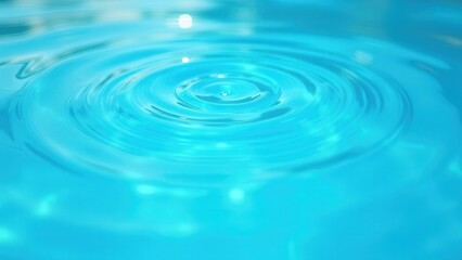 beautiful ripple wave on blue swimming pool water surface with clear reflections close up summer aquatic background refreshing leisure scene concept of tourism wellness recreation business