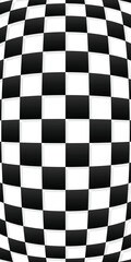 Black and white square background. Chessboard pattern