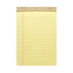 Yellow Lined Legal Pad Paper Notebook © BTG