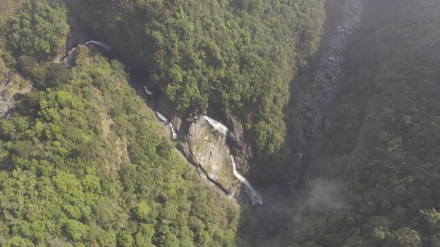 Aerial, Nyanga National Park, Pungwe Falls, Zimbabwe