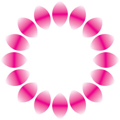 Fototapeta premium soft pink petals vector illustration design