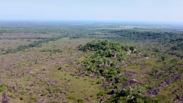 Tuneles Rock Formations and Tropical Terrain in Guaviare