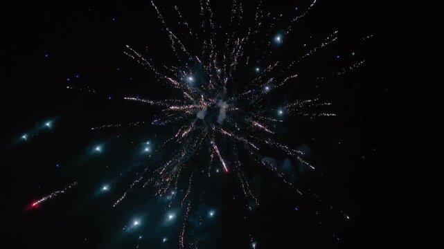 Beautiful of fire cracker display