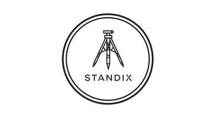 Standix Logo Featuring Tripod and Pencil.