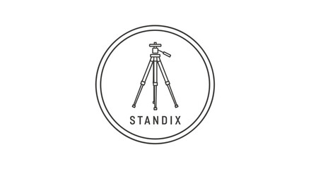 Standix Tripod Logo Design Element.