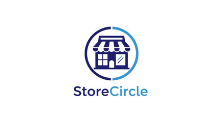 Fototapeta premium Store Circle Logo Design Element.