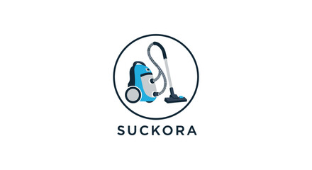 Obraz premium Suckora Vacuum Cleaner Logo Design Element.