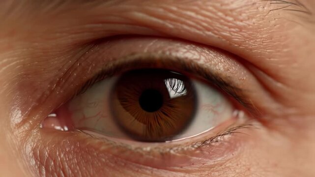 mesmerizing rapid montage of extreme close-up human eyes, intricate iris patterns (blue, green, hazel, brown), pupil, sclera, cornea, eyelashes. soft studio lighting. profound individual identity