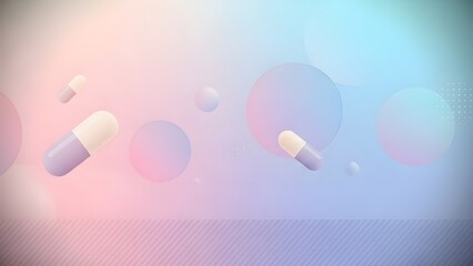 Fondo de gradación pop azul claro rosa primavera