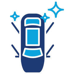 car mixed color icon