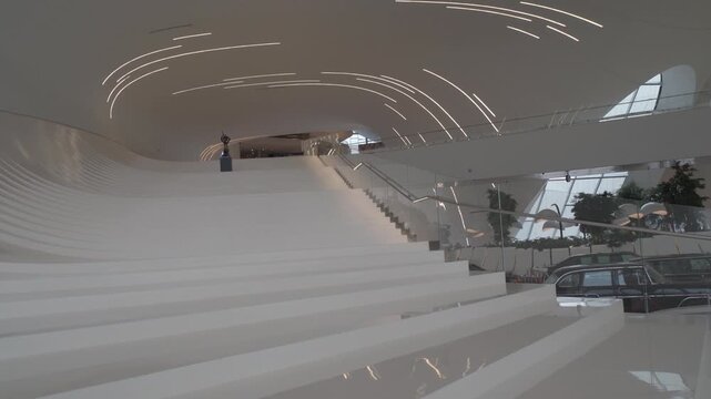Baku, Azerbaijan - 1 dec 2025 Heydar Aliyev Center architecture, designed by architect Zaha Hadid.