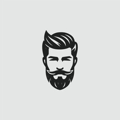 Bearded Man Seal Logo