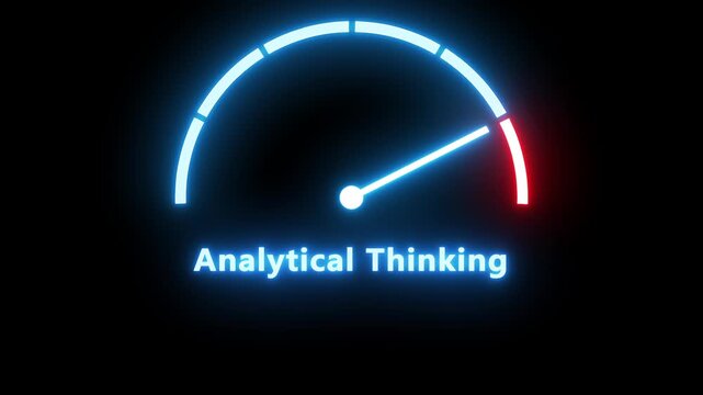 meter scale. Analytical thinking measurement. Statistical analyst and analysis, financial analytics.