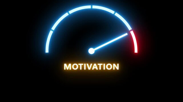 Abstract measuring device. Influence of motivation on career. Scales of cause and effect.
