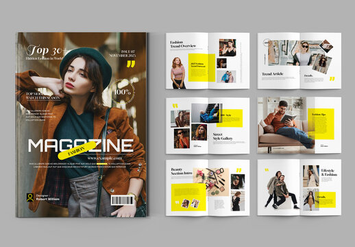 Fashion Magazine Layout
