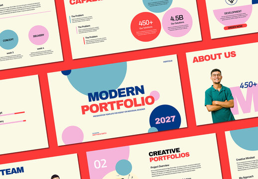 Minimal Portfolio Presentation Template